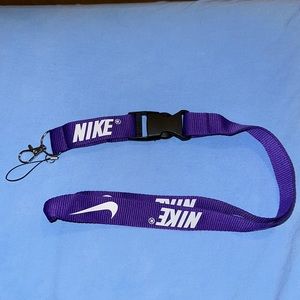 Purple Nike lanyard